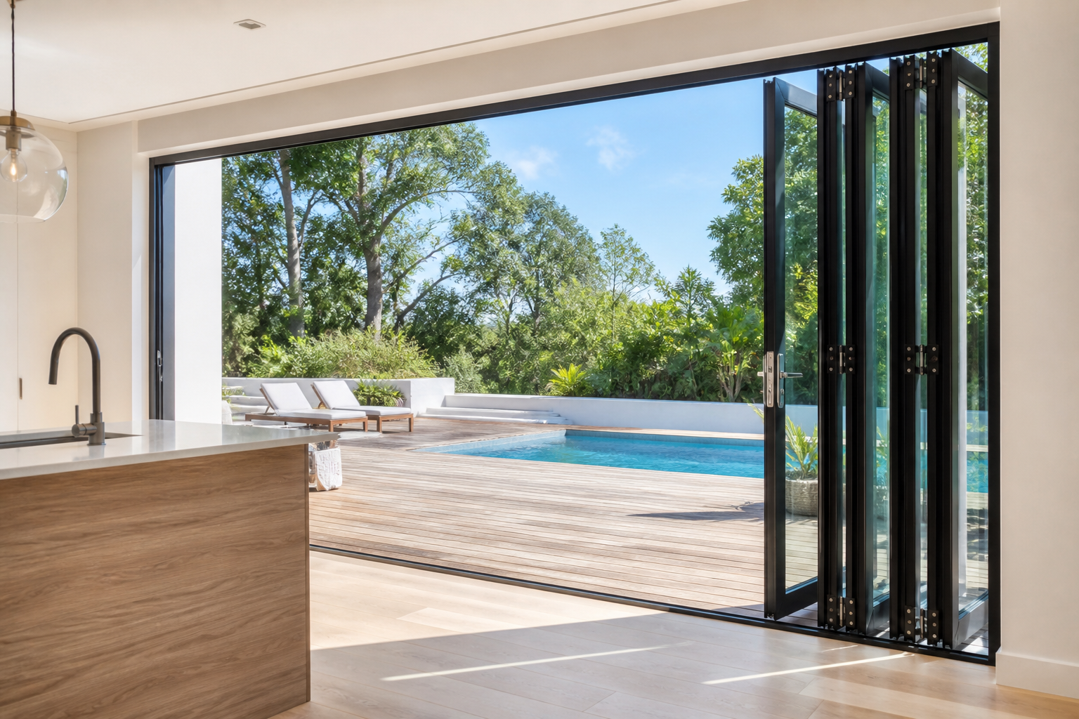 VLX 100 Bifold / Folding Door in Three Lakes, FL | Sightline Windows & Doors Three Lakes - detail 4