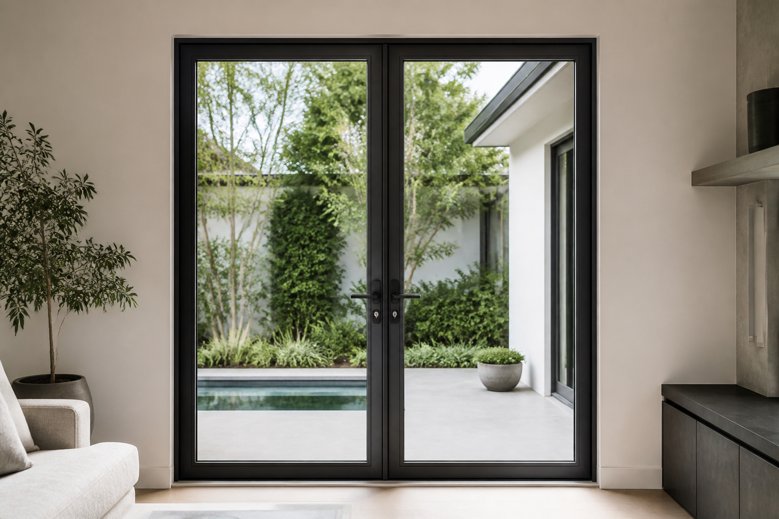 VLX 100 Double Swing / French Door in Three Lakes, FL | Sightline Windows & Doors Three Lakes - detail 6