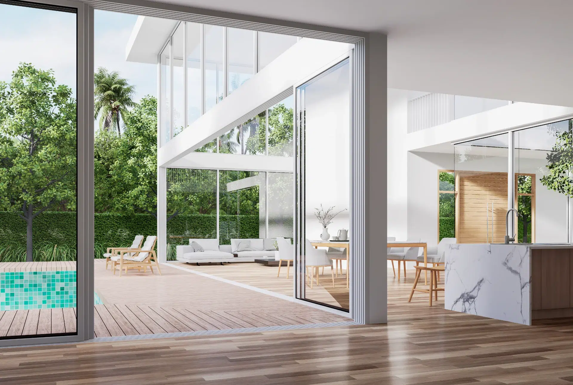 VLX 138 Panoramic Sliding Door in Three Lakes, FL | Sightline Windows & Doors Three Lakes - detail 1